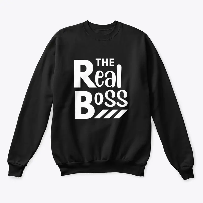 The Real Boss-Family crewneck Sweatshirt