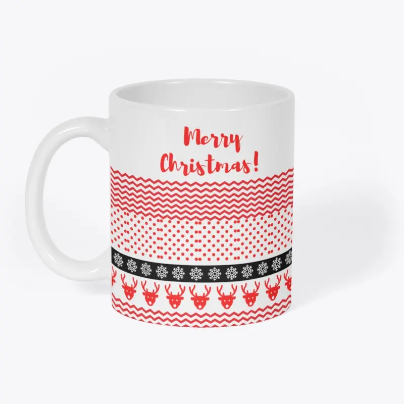 Reindeer Mug - Christmas Design